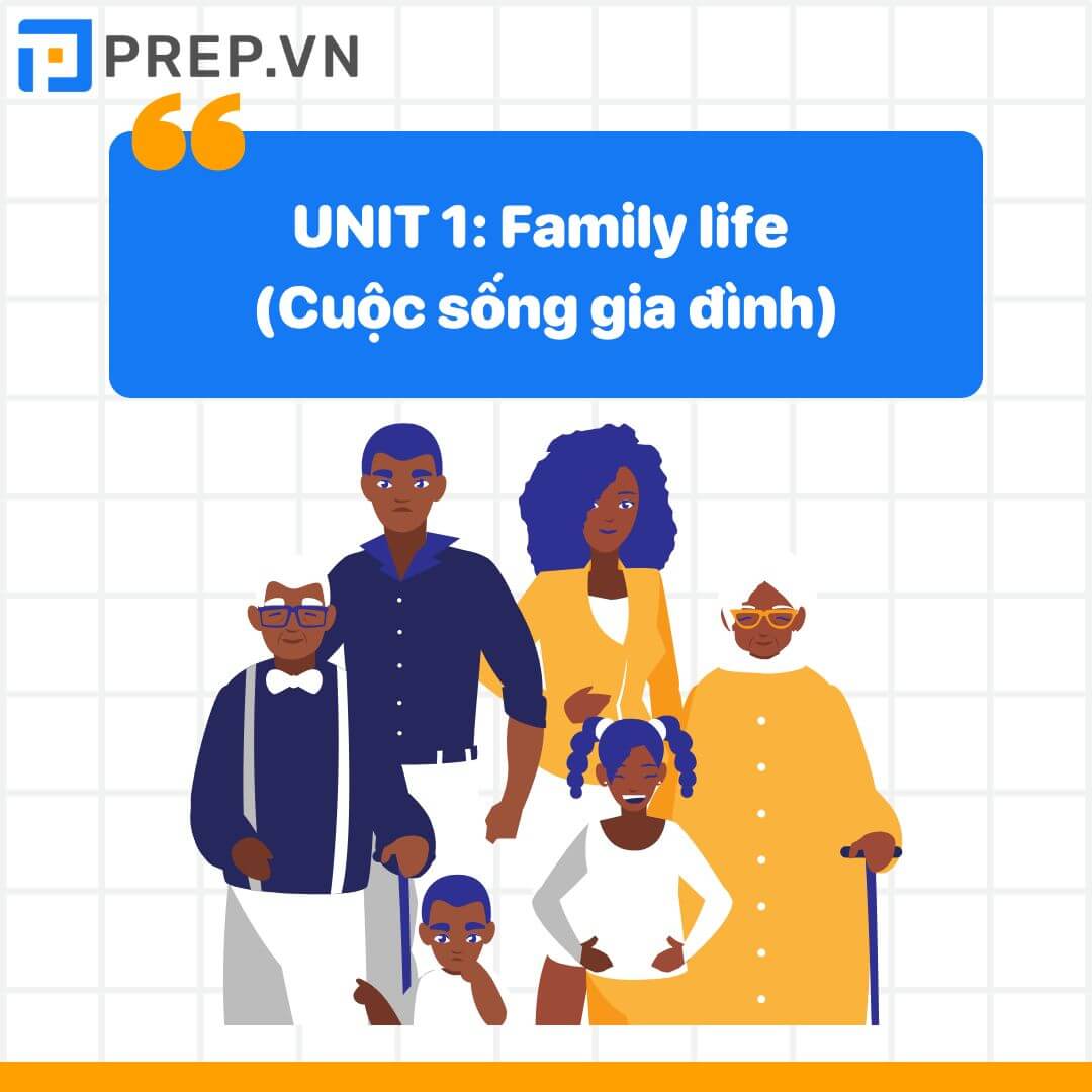 Từ vựng tiếng Anh lớp 10 unit 1 Family life (Cuộc sống gia đình)