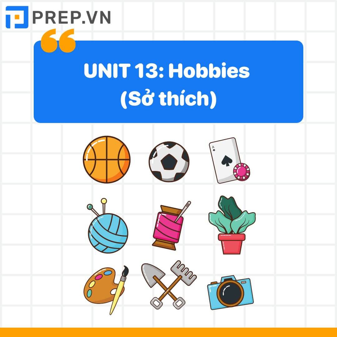 Từ vựng tiếng Anh lớp 11 unit 13: Hobbies (Sở thích)
