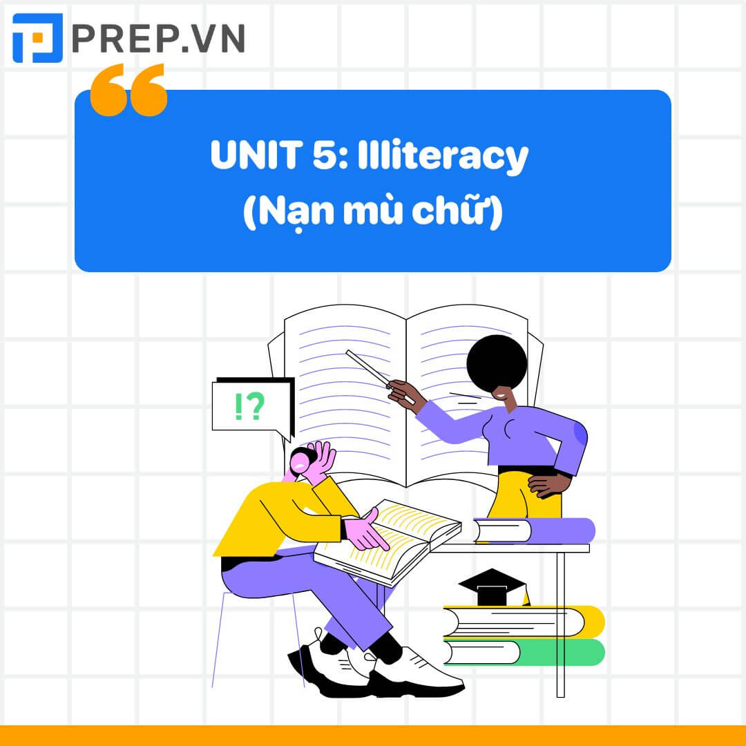 Từ vựng tiếng Anh lớp 11 unit 5: Illiteracy (Nạn mù chữ)