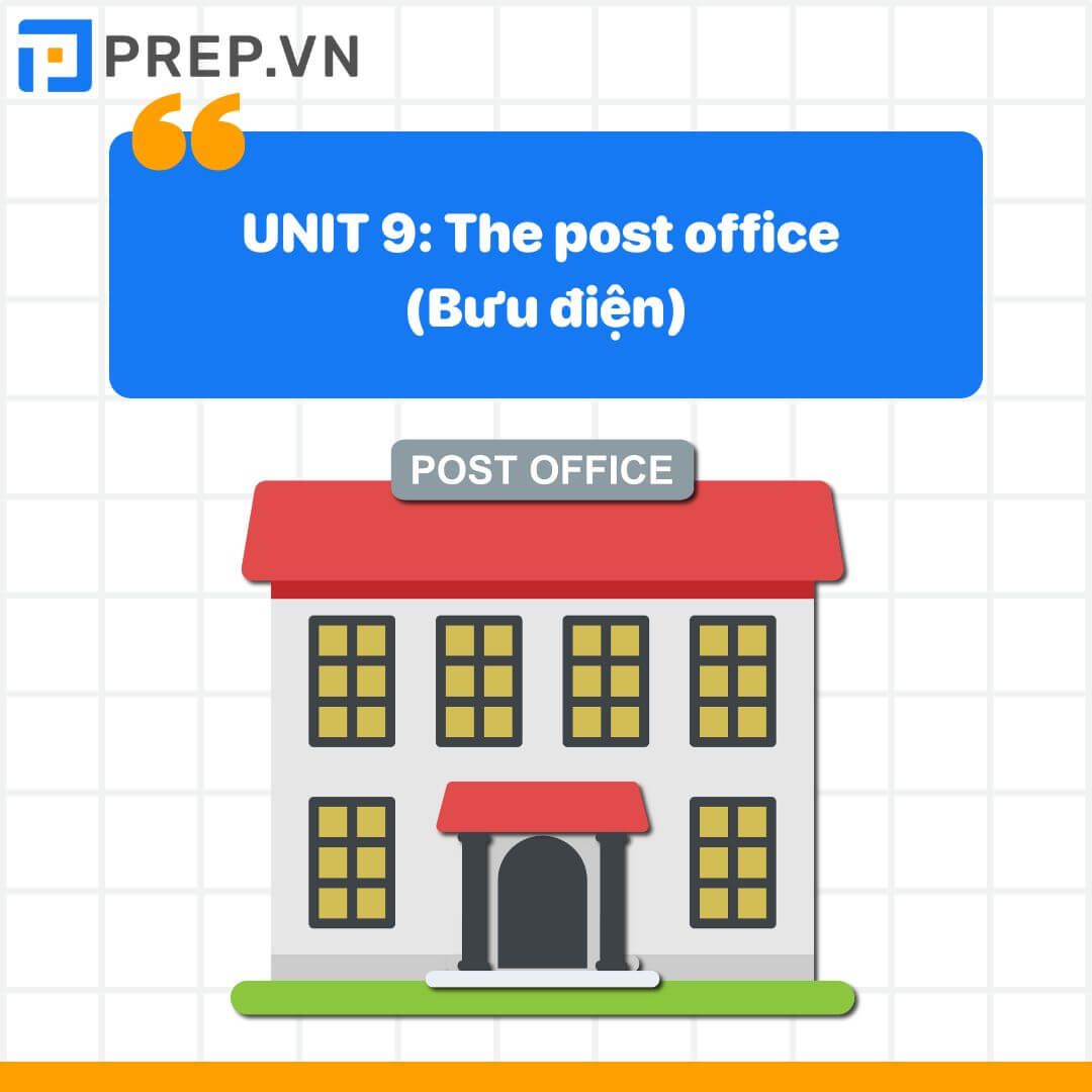 Từ vựng tiếng Anh lớp 11 unit 9: The post office (Bưu điện)