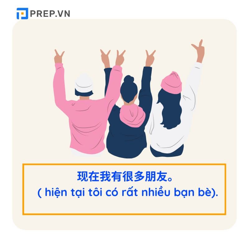 Ví dụ từ vựng tiếng Trung giao tiếp hàng ngày chủ đề bạn bè