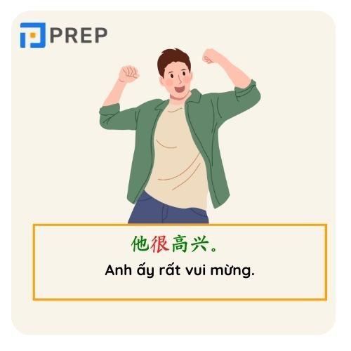 ví dụ về hư từ trong tiếng Trung