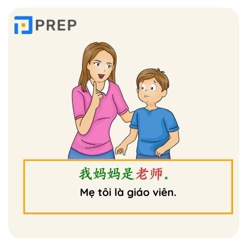 Ví dụ về thực từ trong tiếng Trung