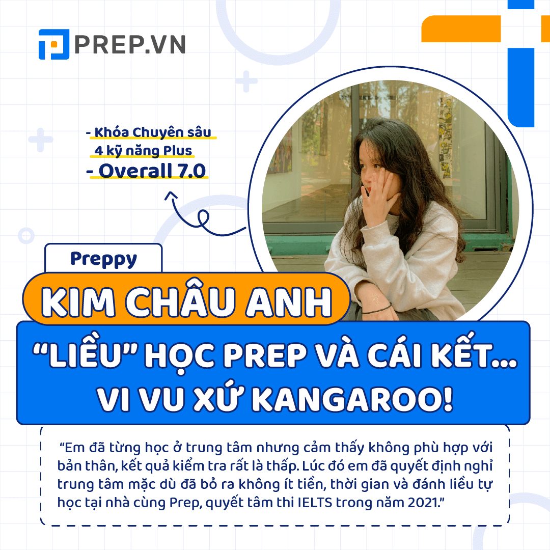 Kim Châu Anh (2004), nữ sinh chinh phục thành công ước mơ du học Úc nhờ việc luyện thi IELTS Online